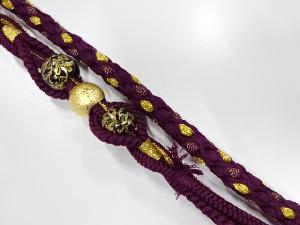 正絹　振袖用　手組帯締め